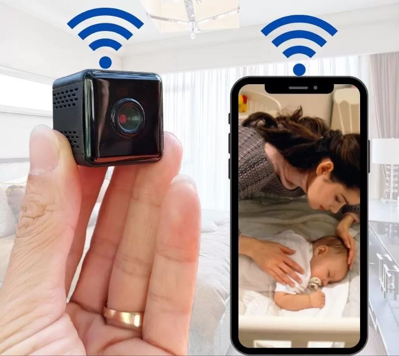 Camera mini siêu nhỏ X6D GIÁ RẺ kết nối wifi xem trực tiếp từ xa qua điện thoại 2